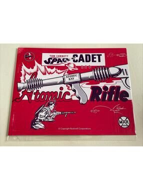 Marx Tom Corbett Space Cadet Atomic Rifle Ray PRINT Paper Poster 8.5”x11” Retro